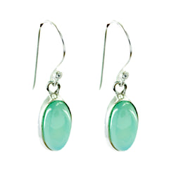 Savannah Aqua Gemstone Dangle Earrings for Every Occasion Aqua Chalcedony Green Dangle