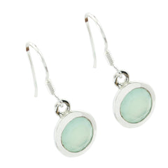 Sofia Aqua Solitaire Dangle Earrings for Everyday Glam