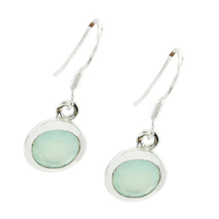 Sofia Aqua Solitaire Dangle Earrings for Everyday Glam