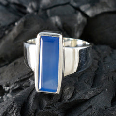 Genesis Abstract Aqua Solitaire Ring