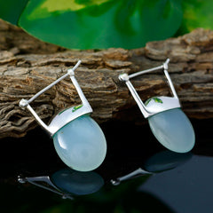 Pauline Aqua Solitaire Stud Earrings for Everyday Glam