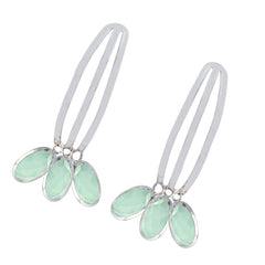 Noelia Aqua Statement Earrings for Vibrant Style