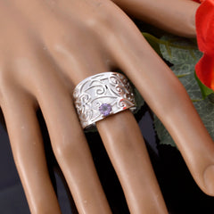 Bianca Art Deco Purple Solitaire Ring