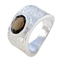 Addison Art Deco Brown Solitaire Ring