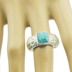 Julieta Art Deco Turquoise Solitaire Ring