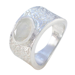 Andrea Art Deco White Solitaire Ring