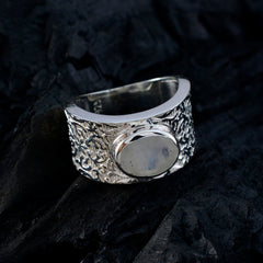 Andrea Art Deco White Solitaire Ring