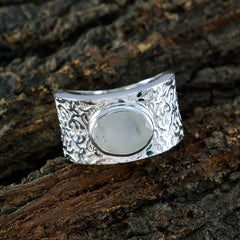 Andrea Art Deco White Solitaire Ring