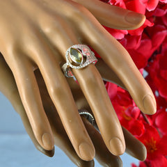 Kristine Art Deco Yellow Solitaire Ring