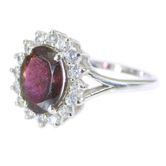 Paula Artisan Halo Ring Multicolor with Gemstone Accent