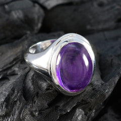 Rebeca Artisan Purple Solitaire Ring