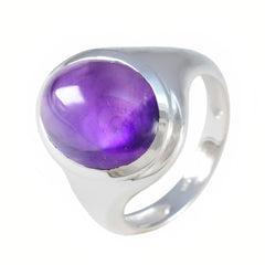 Rebeca Artisan Purple Solitaire Ring