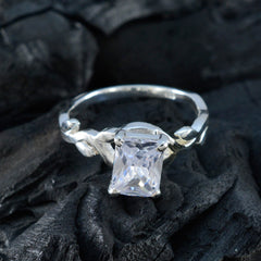 Haruka Artisan White Solitaire Ring
