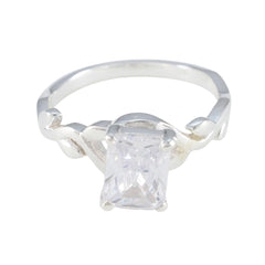Haruka Artisan White Solitaire Ring Cubic zirconia CZ White