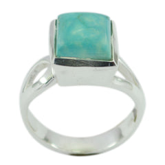 Kristine Artisan Turquoise Solitaire Ring Turquoise Blue