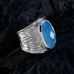 Aurora Heritage Blue Solitaire Ring
