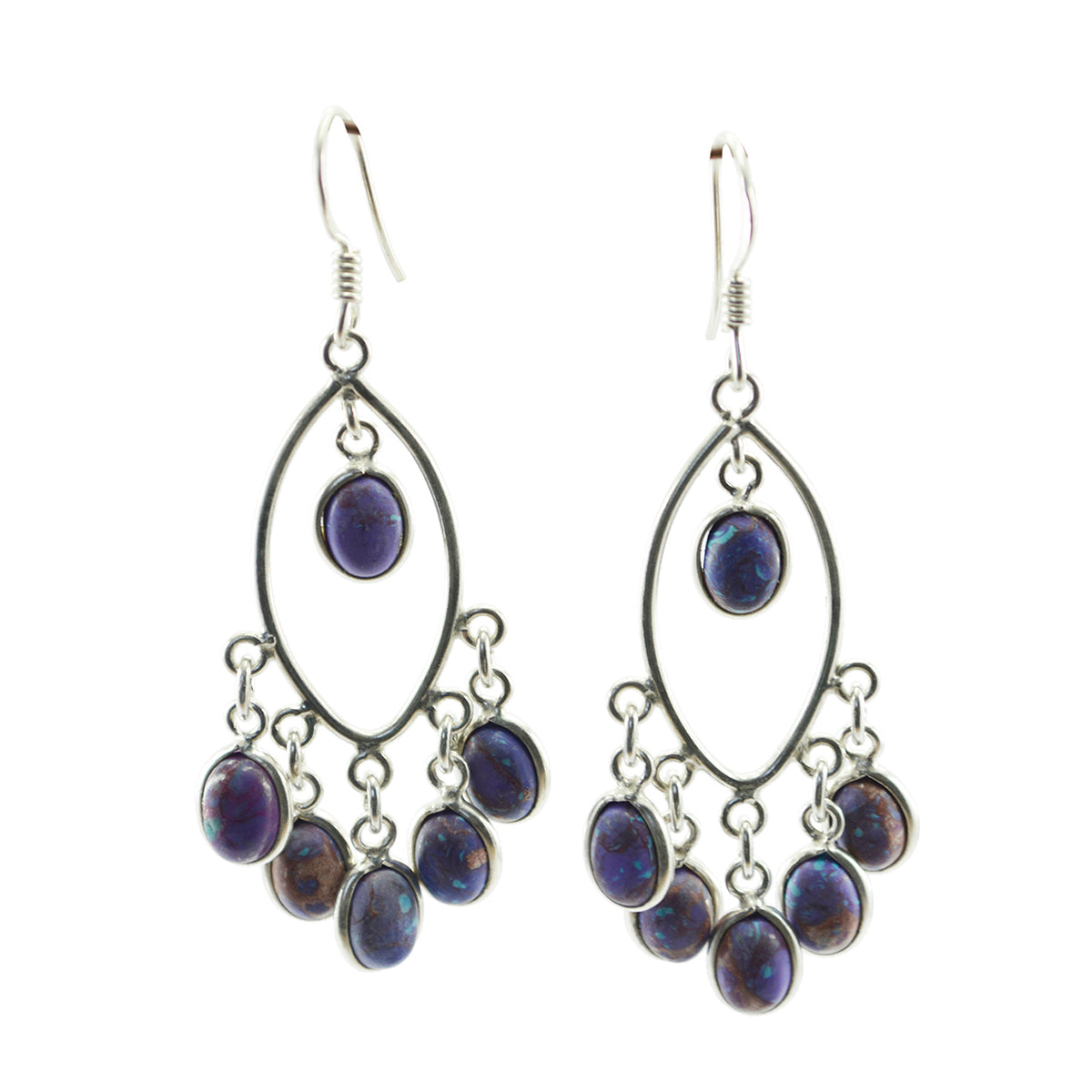 Aurora Turquoise Dangle Earrings for Glamorous Looks Turquoise Blue Dangle