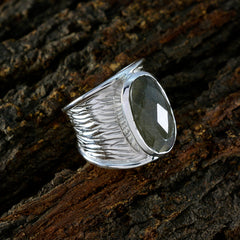 Autumn Heritage Grey Solitaire Ring