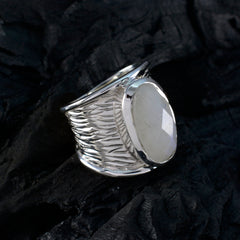 Ava Heritage White Solitaire Ring with Elegant Design