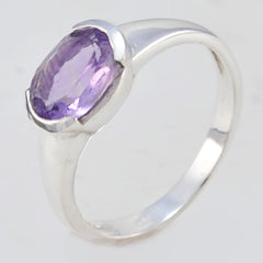 Ayaka Fairytale Purple Solitaire Ring