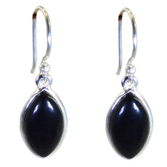 Abigail Black Dangle Earrings for Everyday Glam