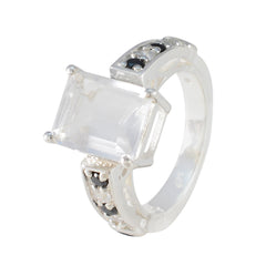 Siti Black Halo Statement Ring with Gemstone Accents