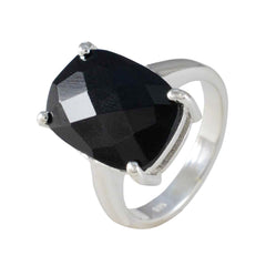 Riley Cultural Black Solitaire Ring