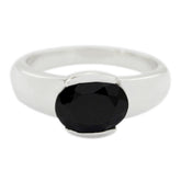 Julia Fairytale Black Solitaire Ring Black Onyx Black