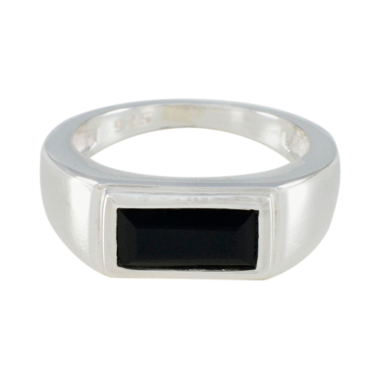 Joaquina Cultural Black Solitaire Ring Black Onyx Black