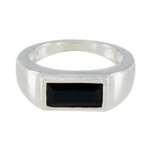 Joaquina Cultural Black Solitaire Ring Black Onyx Black