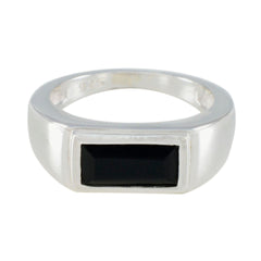 Joaquina Cultural Black Solitaire Ring Black Onyx Black