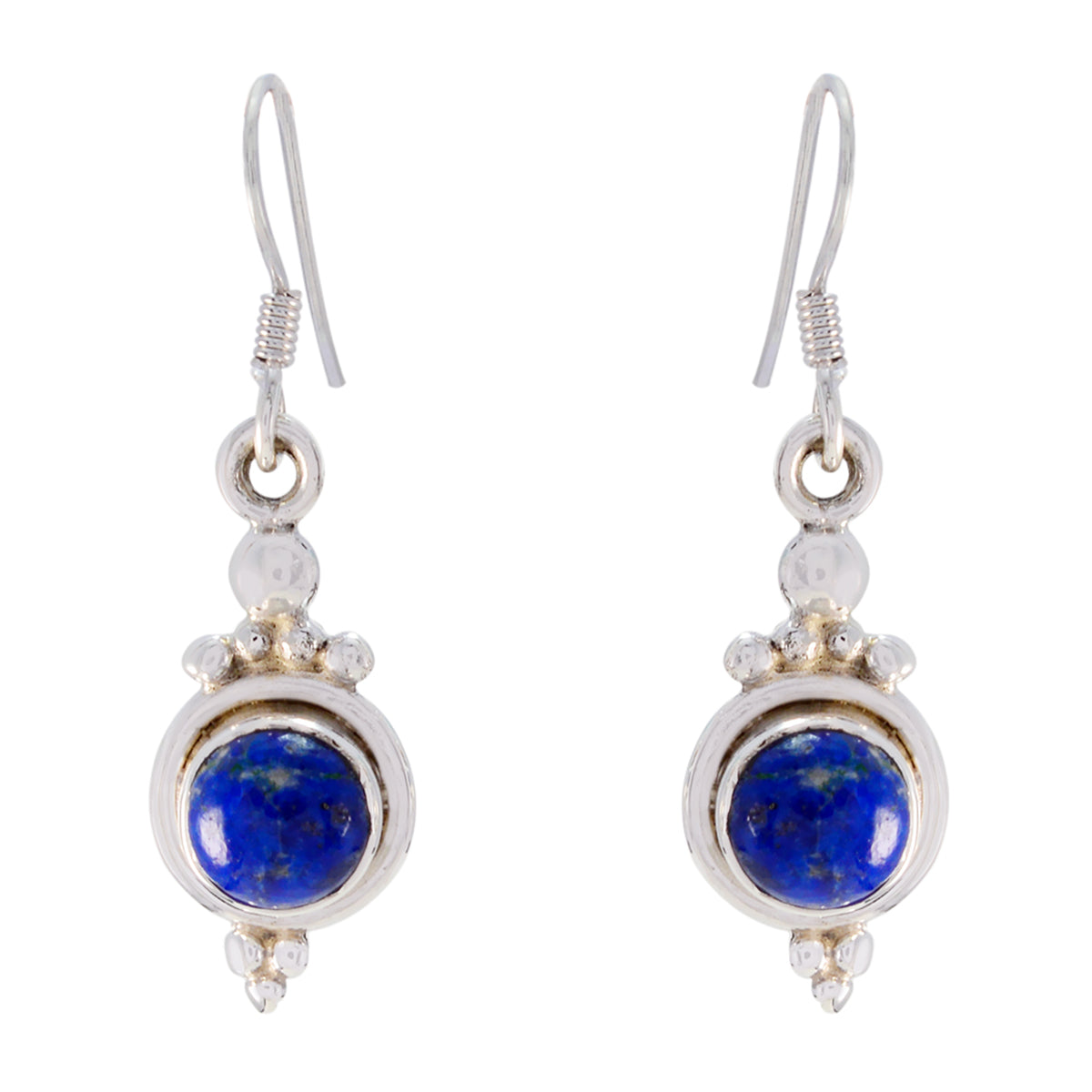 Gabriela Blue Gemstone Dangle Earrings for Every Occasion Lapis Lazuli Blue Dangle