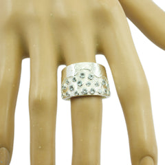 Agnes Blue Gemstone Signet Ring Sterling Silver