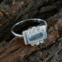 Savannah Blue Halo Ring with Gemstone and Diamonds