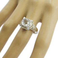 Riya Blue Halo Ring with Sterling Silver Design