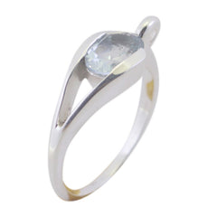 Ying Blue Solitaire Ring Elegant Gemstone Jewelry