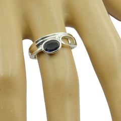 Emily Blue Solitaire Ring India - Elegant Gemstone Jewelry