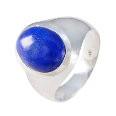 Dewi Blue Solitaire Ring with Elegant Lapis Gemstone