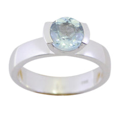 Lakshmi Sophisticated Blue Solitaire Ring