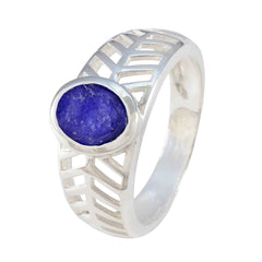 Sophia Rope-Wire Blue Solitaire Ring