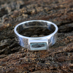 Antonia Cultural Blue Solitaire Ring