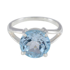 Putri Fairytale Blue Solitaire Ring Blue Topaz Blue