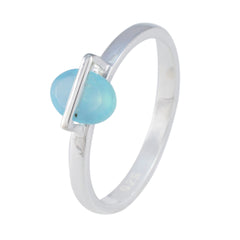 Eun-ji Graceful Blue Solitaire Ring