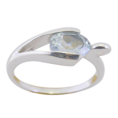Ying Blue Solitaire Ring Elegant Gemstone Jewelry
