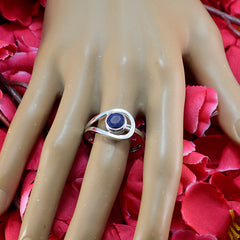 Nayara Graceful Blue Solitaire Ring