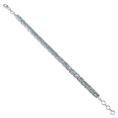 Charlotte Blue Tennis Bracelet for Glamorous Style