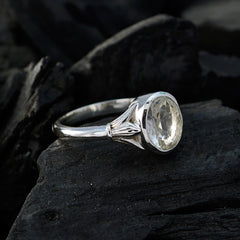 Luna Boho Light Green Solitaire Ring