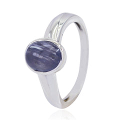 Camila Boho Purple Solitaire Ring Sterling Silver