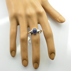 Camila Boho Purple Solitaire Ring Sterling Silver