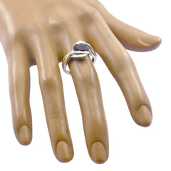 Amanda Boho Red Solitaire Ring with Silver Setting